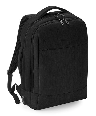 Q-Tech charge convertible backpack | black