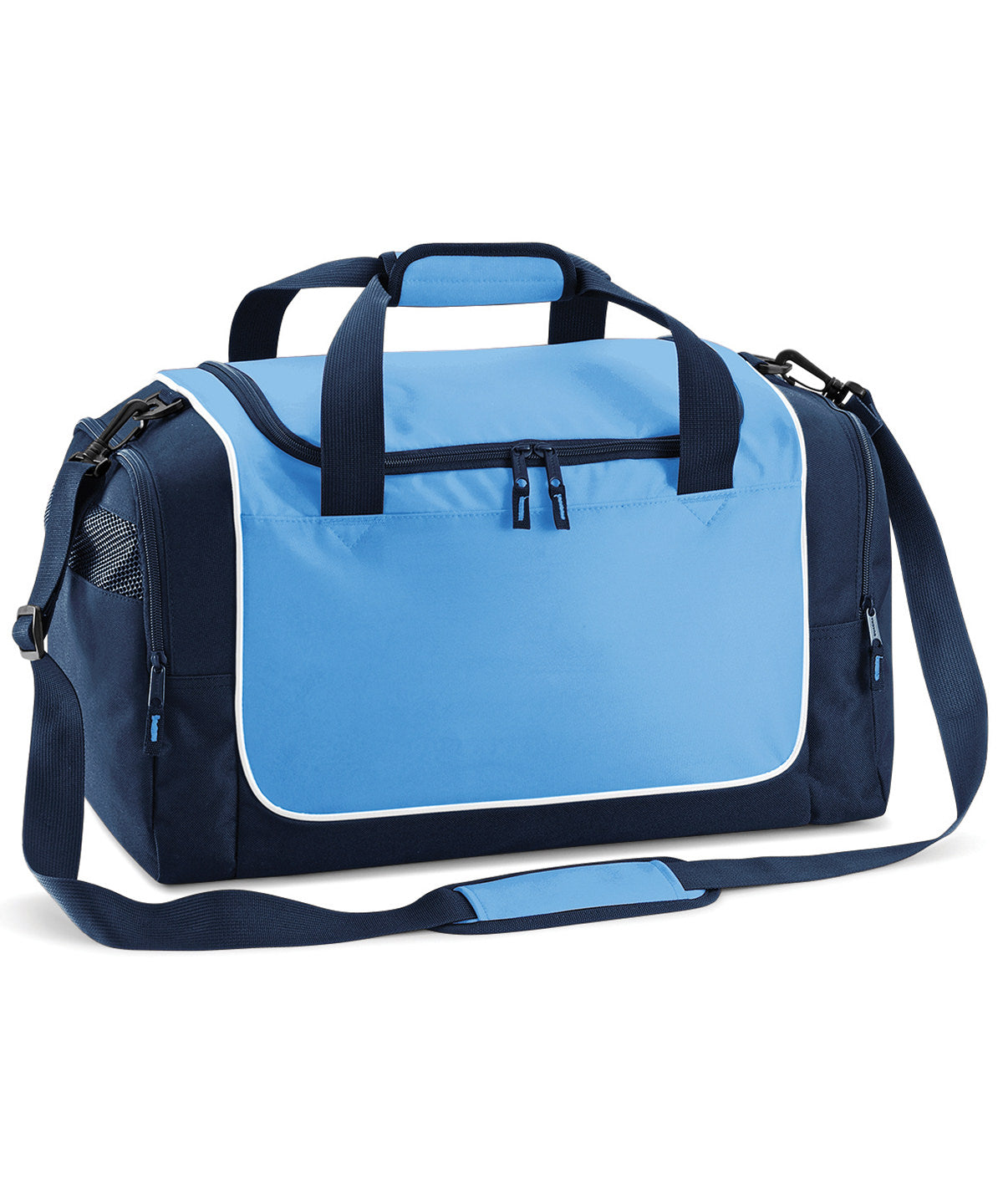 Teamwear locker bag | sky blue/french navy/white