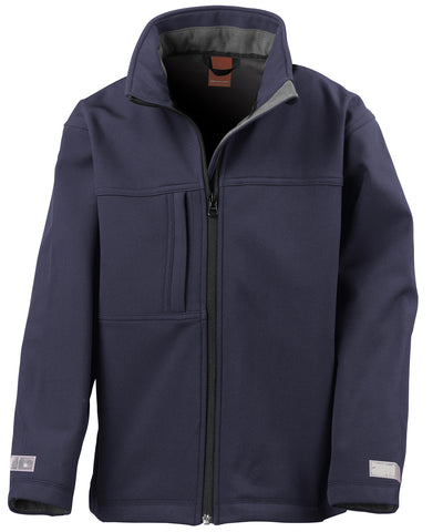 Junior classic softshell 3-layer jacket | navy