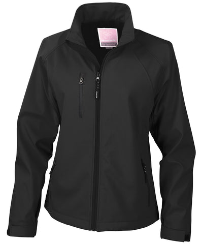 Womens baselayer softshell jacket | black