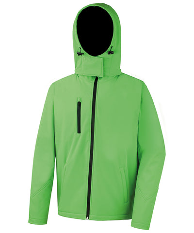 Core TX performance hooded softshell jacket | vivid green/black