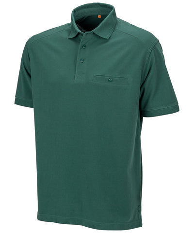 Work-Guard Apex pocket polo shirt | bottle green