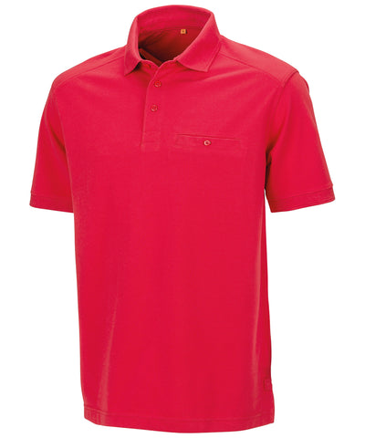 Work-Guard Apex pocket polo shirt | red