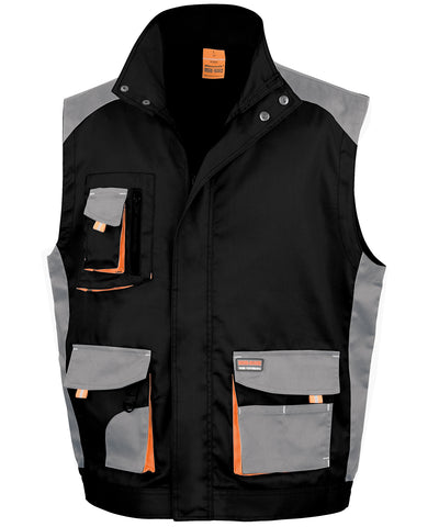Work-Guard lite gilet | black/grey/orange