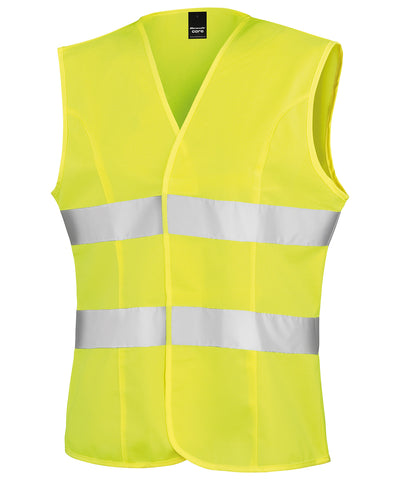 Womens high-viz tabard | fluorescent yellow