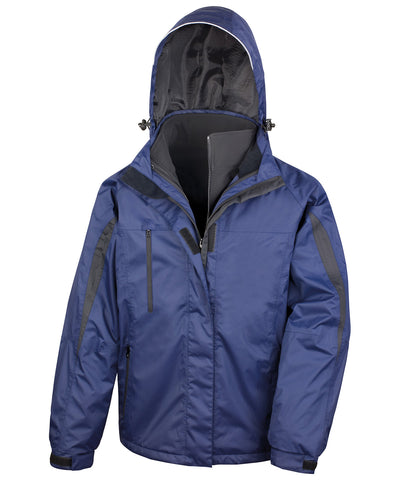 3-in-1 journey jacket with softshell inner | navy/black