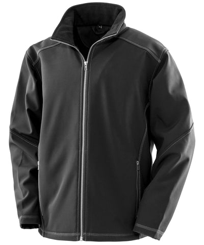 Treble stitch softshell | black