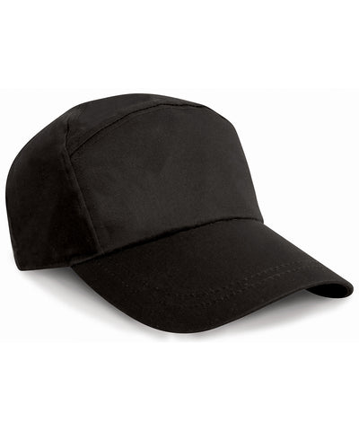 7-panel advertising cap | black