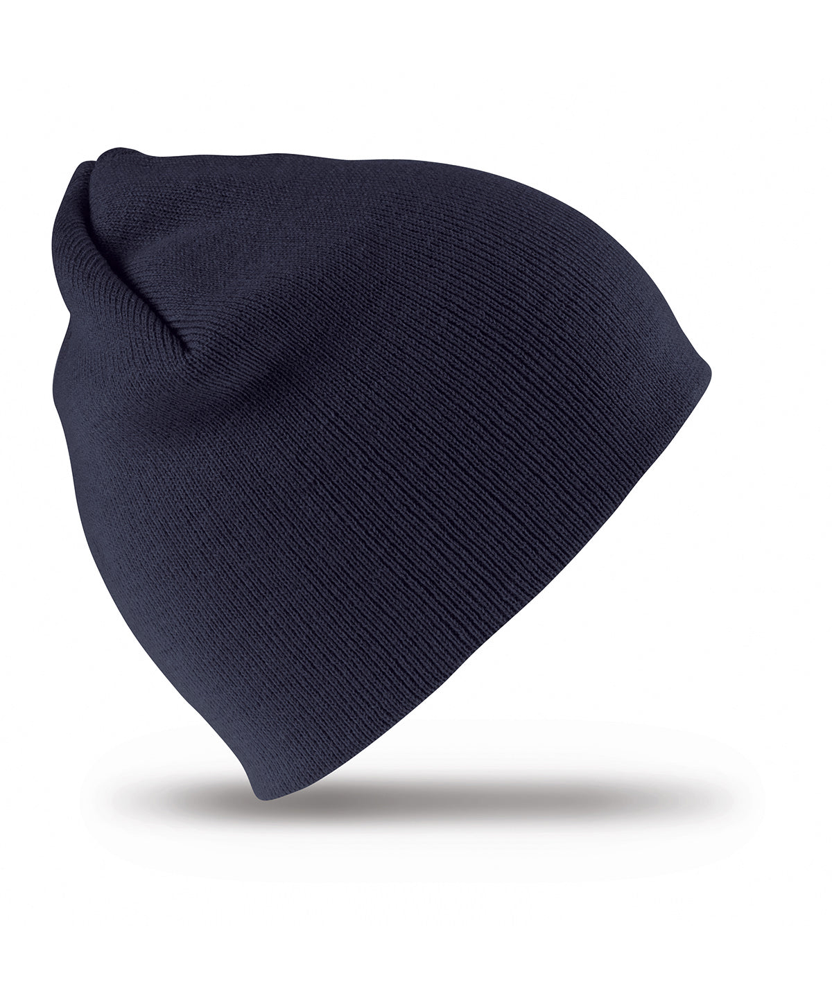 Pull-on soft-feel acrylic hat | navy
