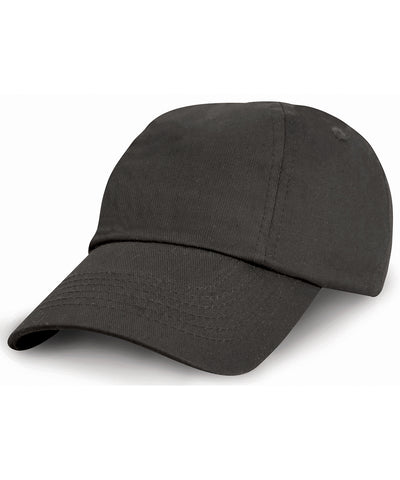 Junior low-profile cotton cap | black
