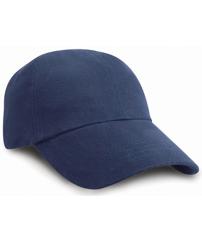 Low-profile heavy brushed cotton cap | navy