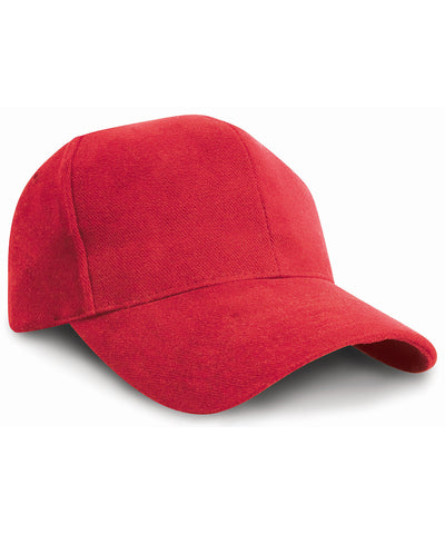 Pro-style heavy cotton cap | red