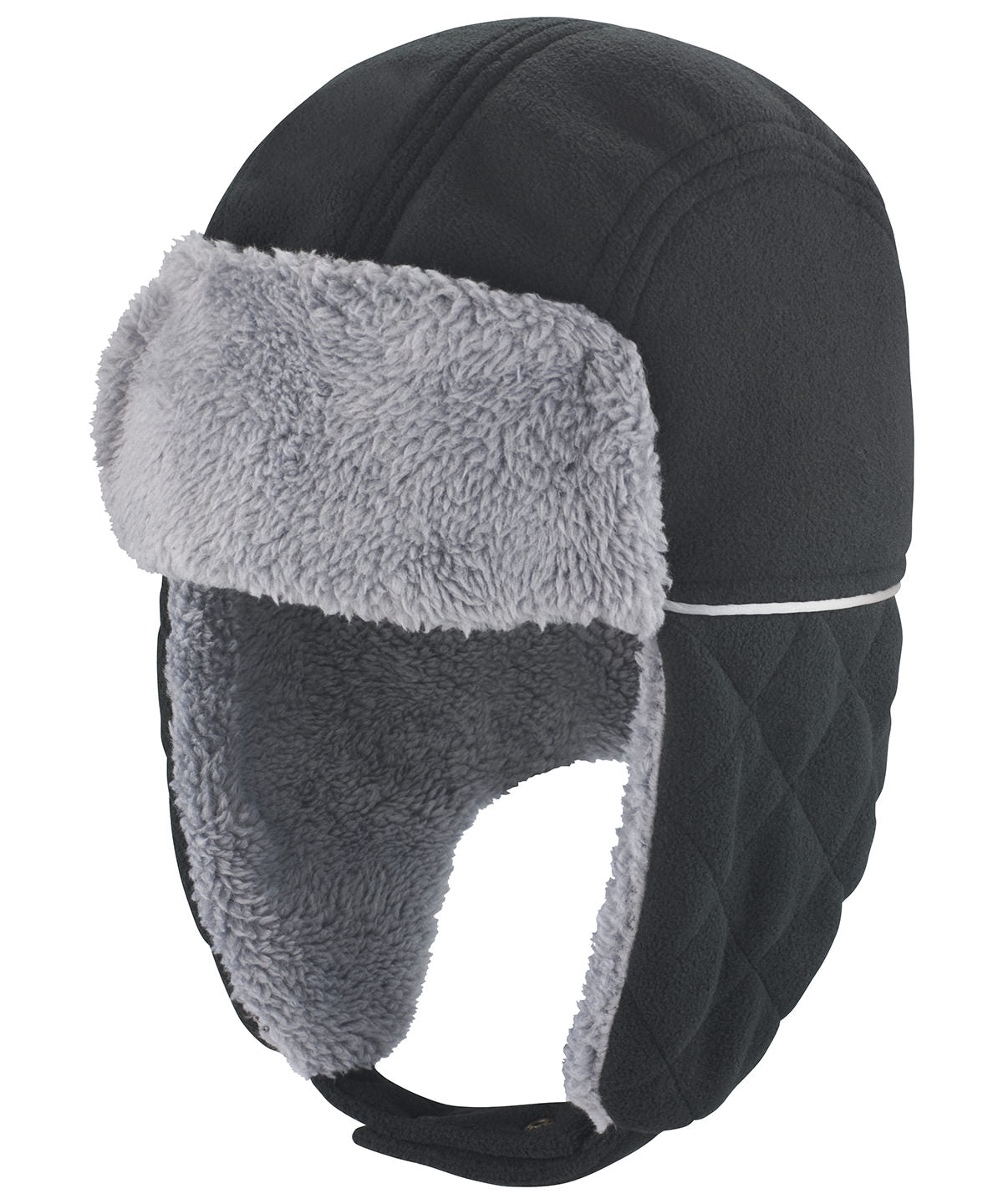 Ocean trapper hat | black/grey