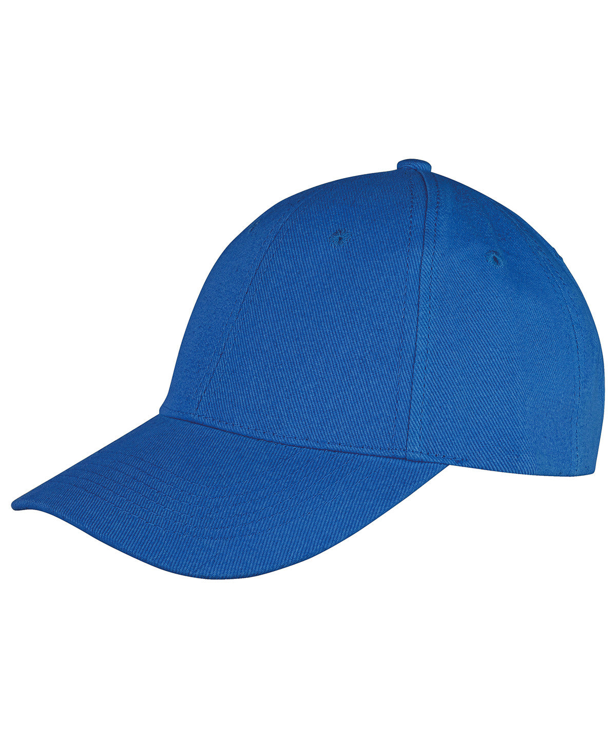 Memphis 6-panel brushed cotton low profile cap | azure blue