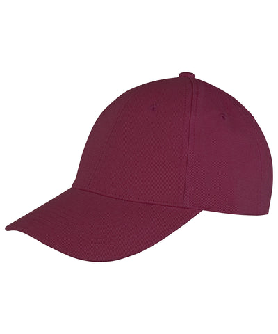 Memphis 6-panel brushed cotton low profile cap | burgundy