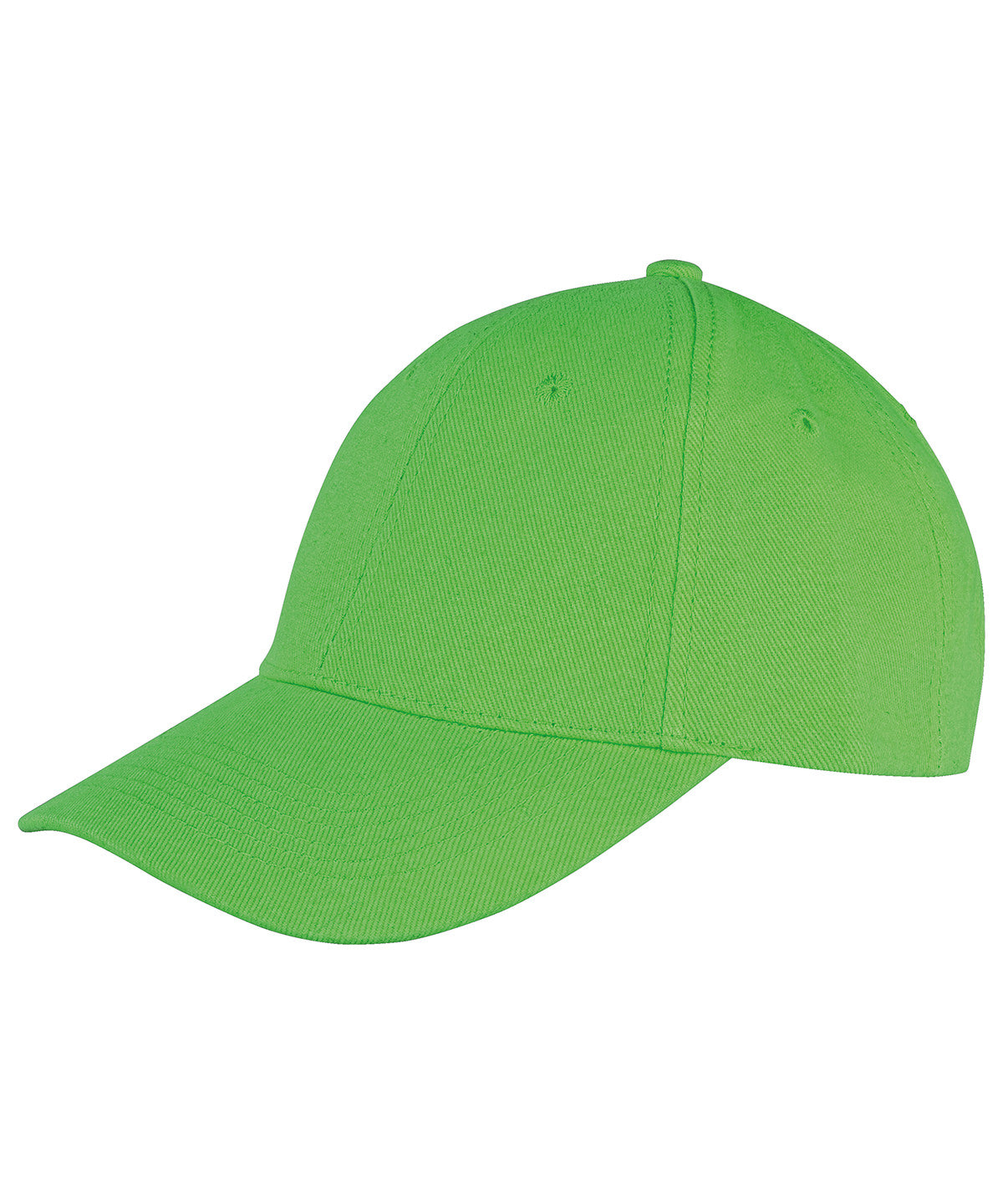 Memphis 6-panel brushed cotton low profile cap | lime