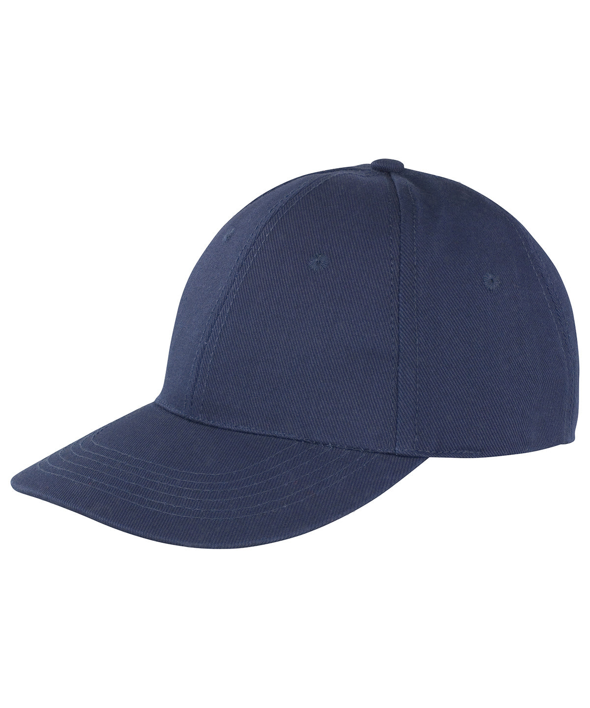 Memphis 6-panel brushed cotton low profile cap | navy
