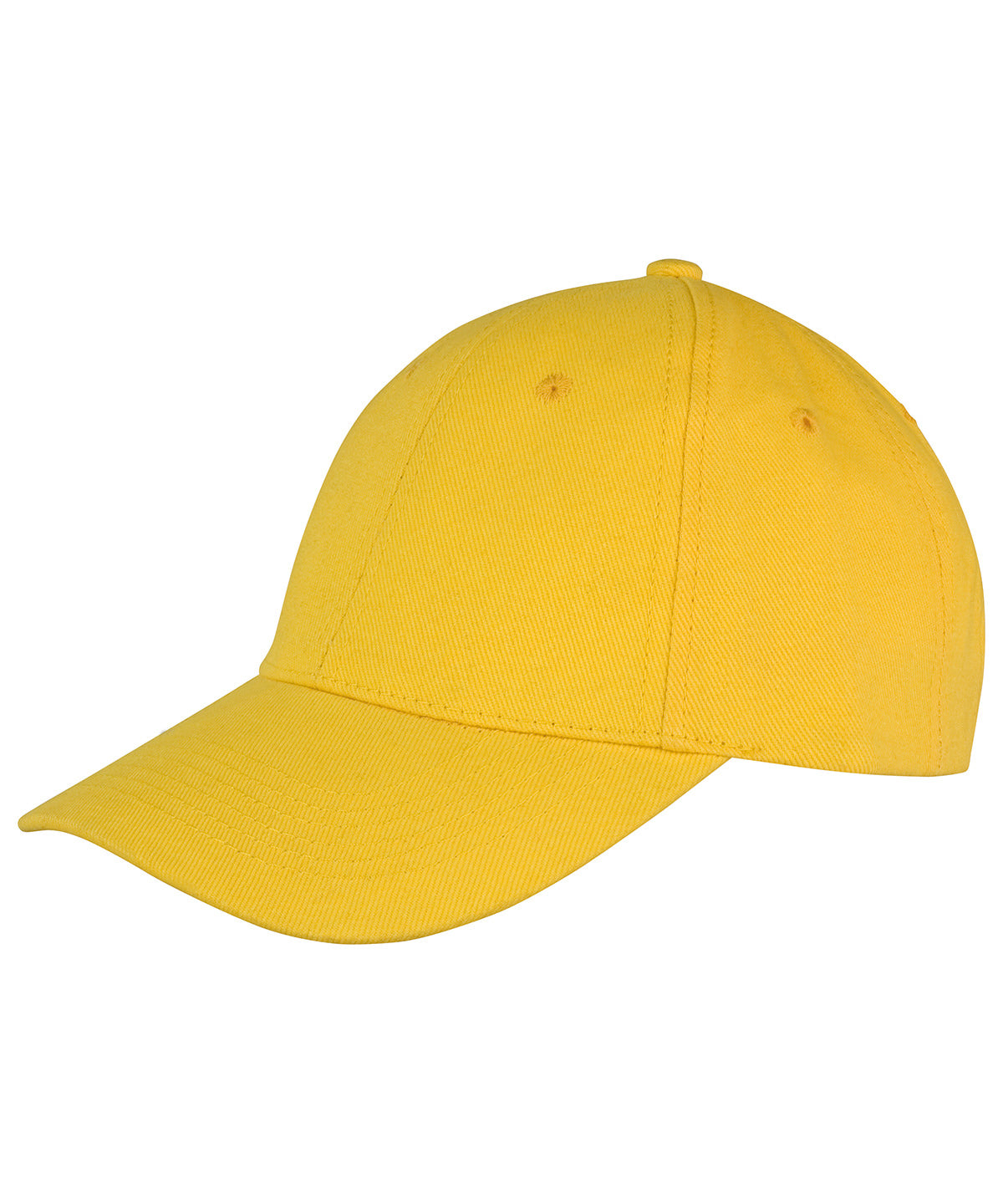 Memphis 6-panel brushed cotton low profile cap | yellow