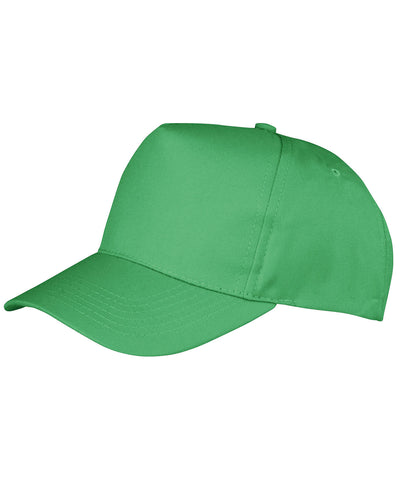 Boston 5-panel polycotton printers cap | apple green