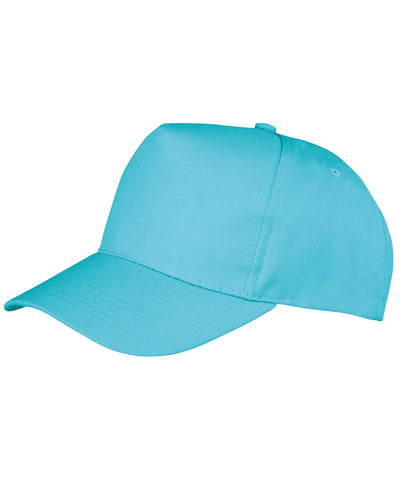 Boston 5-panel polycotton printers cap | aqua