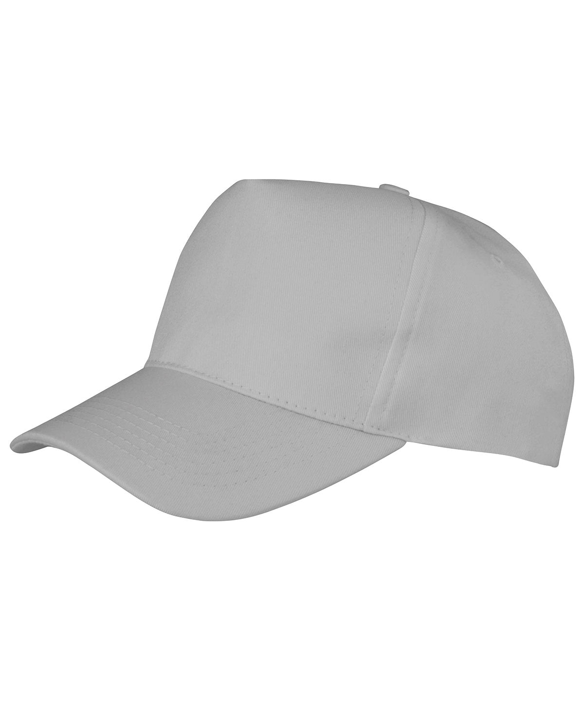 Boston 5-panel polycotton printers cap | dove grey