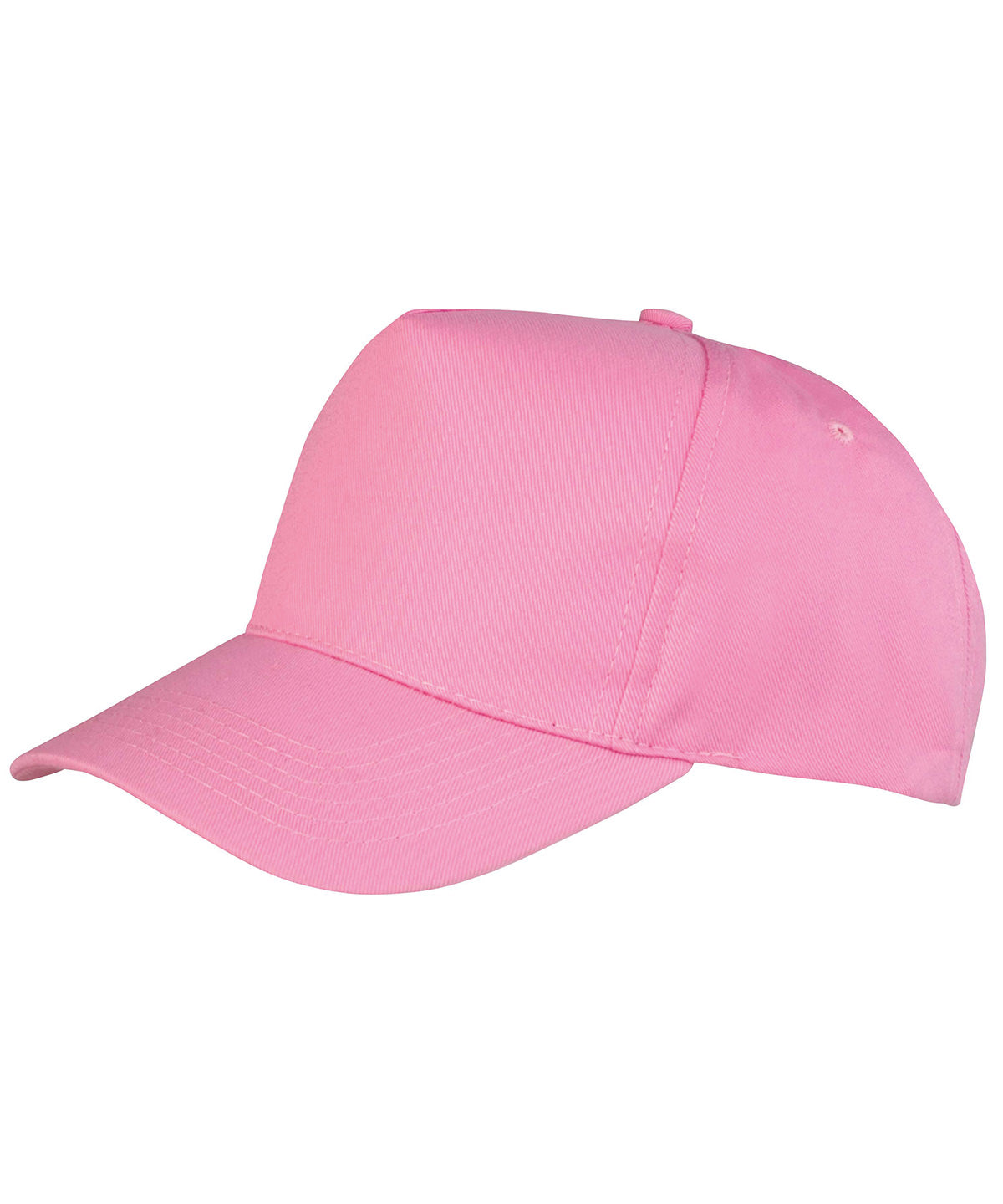 Boston 5-panel polycotton printers cap | pink
