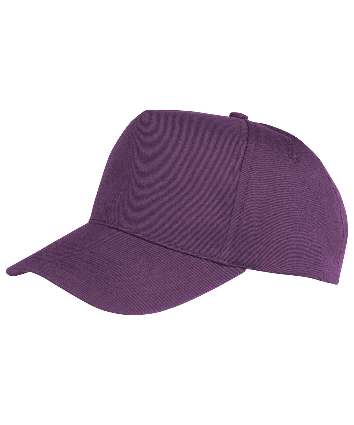 Boston 5-panel polycotton printers cap | purple