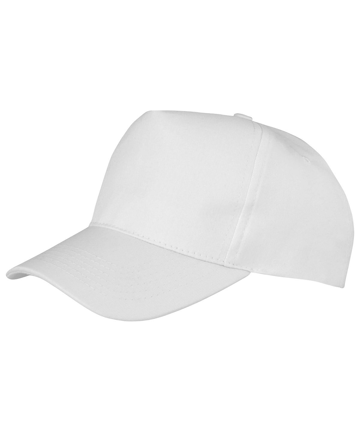 Boston 5-panel polycotton printers cap | white