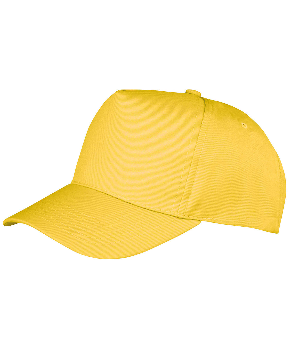 Boston 5-panel polycotton printers cap | yellow