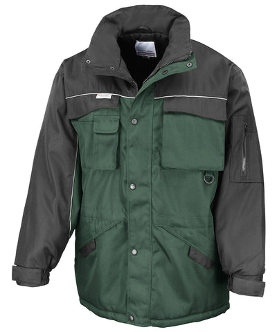 Work-Guard heavy-duty combo coat | Bottle/Black