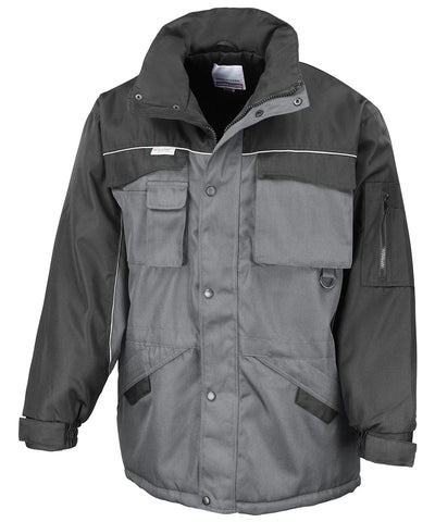 Work-Guard heavy-duty combo coat | Grey/Black