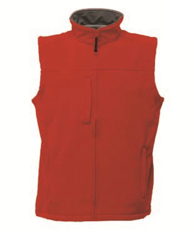 Flux softshell bodywarmer | Classic Red/Seal Grey