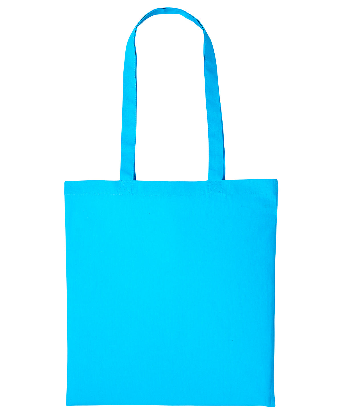 Cotton shopper long handle | hawaiian blue