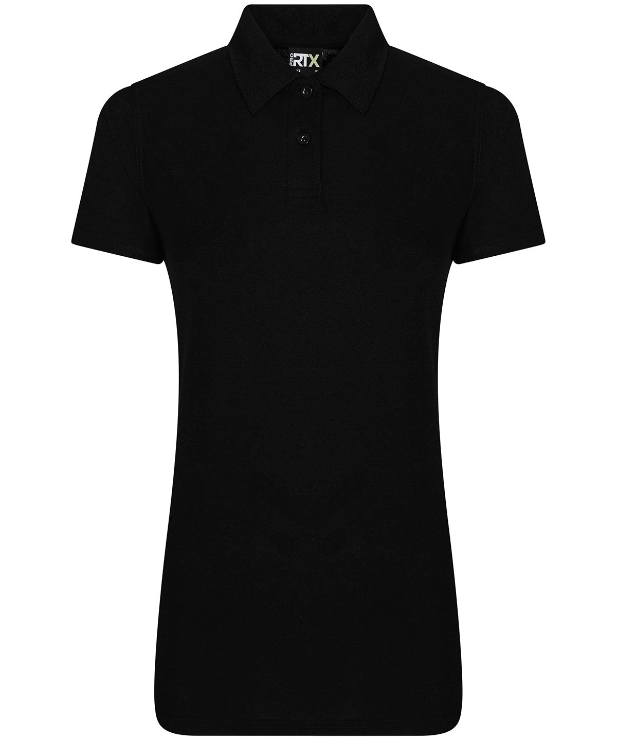 Womens pro polyester polo | black