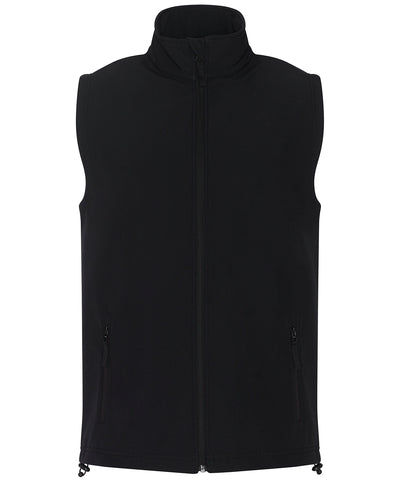 Pro 2-layer softshell gilet | black