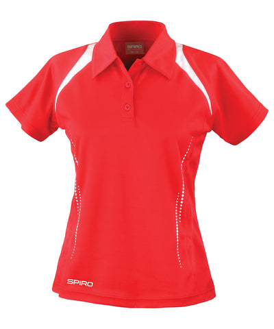Womens Spiro team spirit polo | red/white