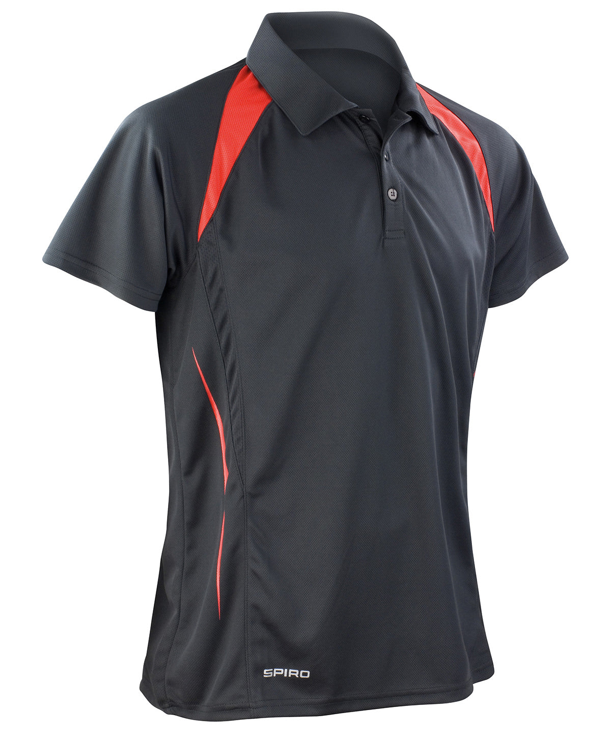Spiro team spirit polo | black/red