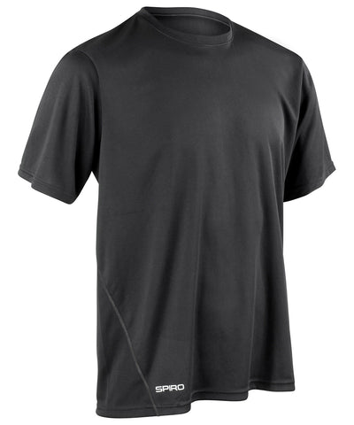 Spiro quick-dry short sleeve t-shirt | black