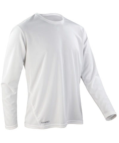 Spiro quick-dry long sleeve t-shirt | white