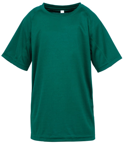 Junior performance aircool tee | bottle green