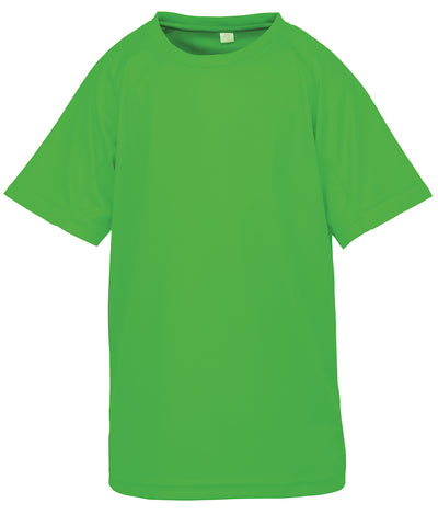Junior performance aircool tee | flo green