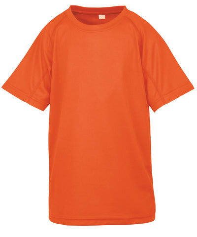 Junior performance aircool tee | flo orange