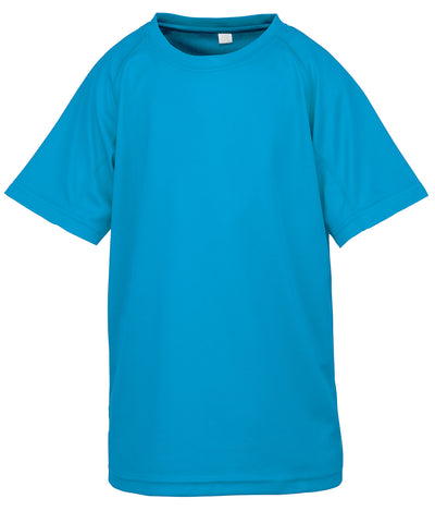 Junior performance aircool tee | ocean blue