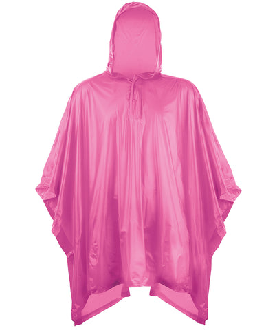 Kids plastic poncho | fuchsia