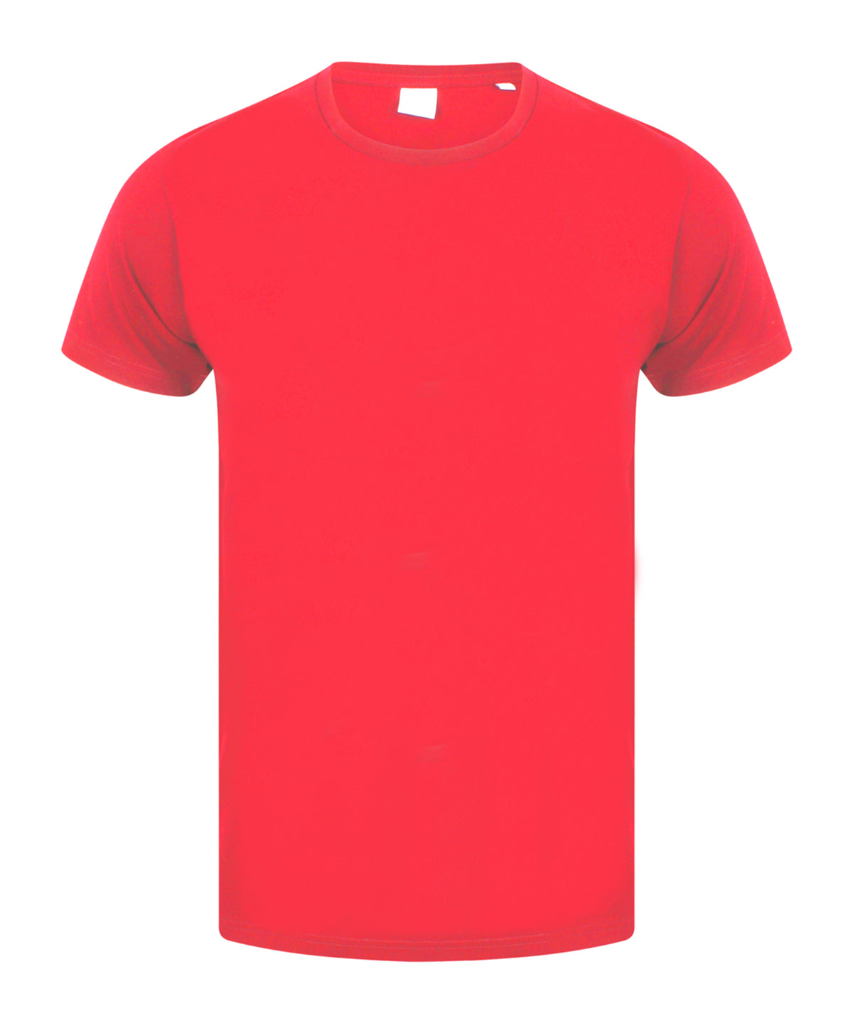 Mens feel good stretch t-shirt | bright red
