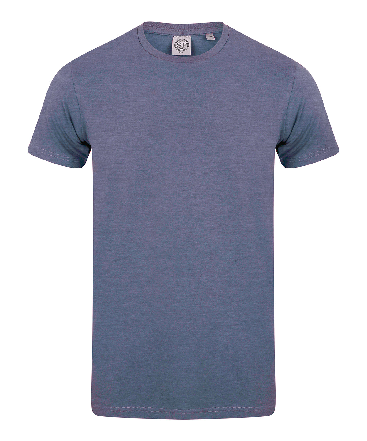 Mens feel good stretch t-shirt | heather navy