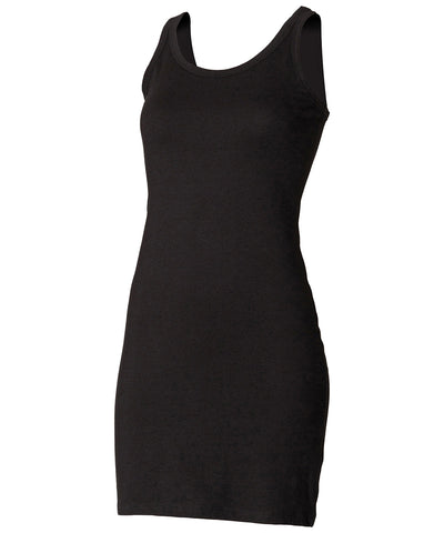 Extra long stretch tank | black