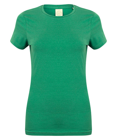Feel good womens stretch t-shirt | green