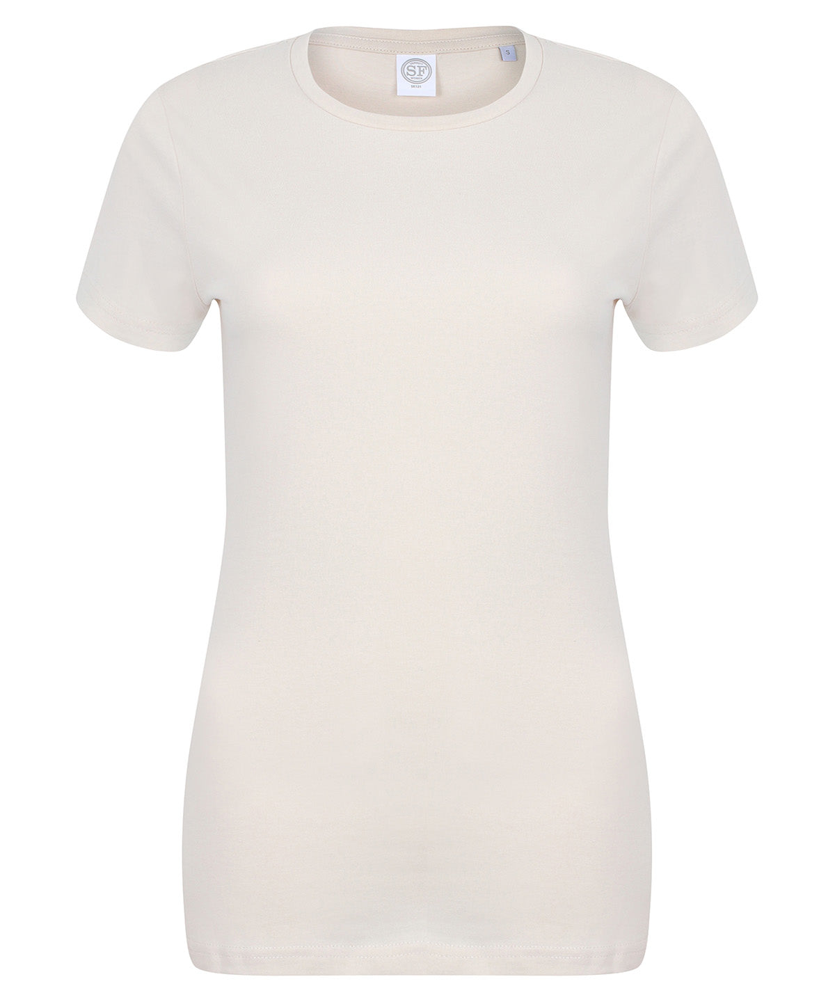 Feel good womens stretch t-shirt | light stone