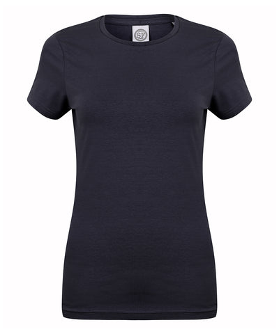 Feel good womens stretch t-shirt | navy